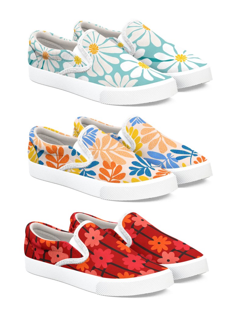 Shop the Modern Tropical shoe collection at Threadless.com